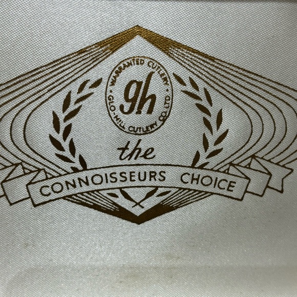 Vintage Glo-hill GH the Connoisseurs Choice Carving Set with Steak Knives - Picture 10 of 10